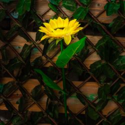 USL-S-814-PT700 SUNFLOWER Садовый светильник на солнечной батарее Подсолнух. 8 светодиодов. Теплый белый свет. 1xАА Ni-Mh аккумулятор в-к. IP44. TM Uniel