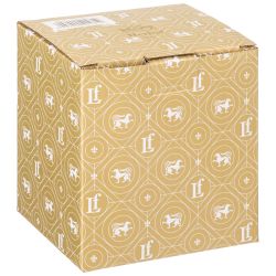 КРУЖКА LEFARD "HERBAL" С КРЫШКОЙ И МЕТАЛЛ. ЛОЖКОЙ 350 МЛ (КОР=48ШТ.)