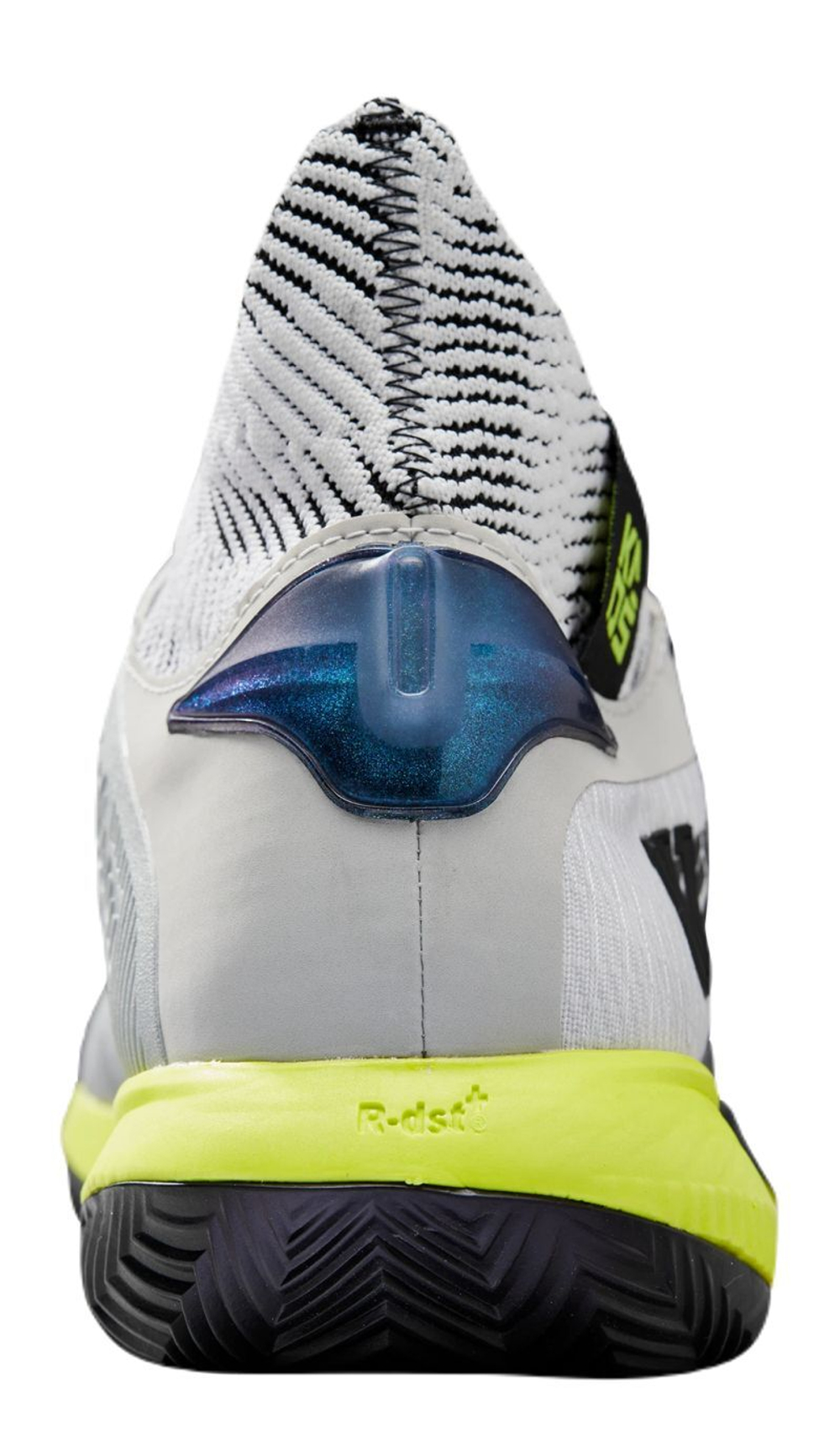 Теннисные кроссовки Wilson Kaos Rapide SFT Clay 2024 - pearl blue/black/safety yellow - Black Blue Gray Yellow