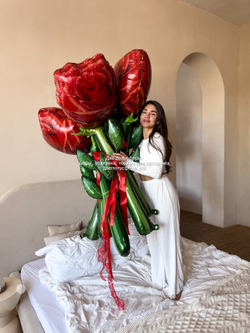 Букет фольгированных роз