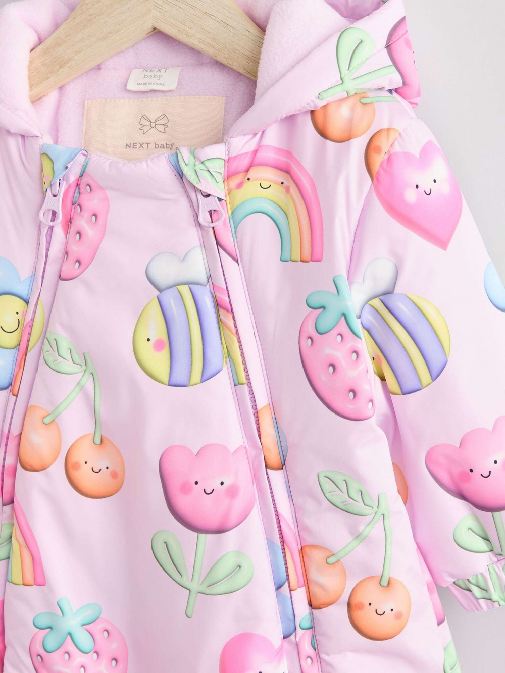 Комбинезон теплый для малышей Next E99-162, Розовый