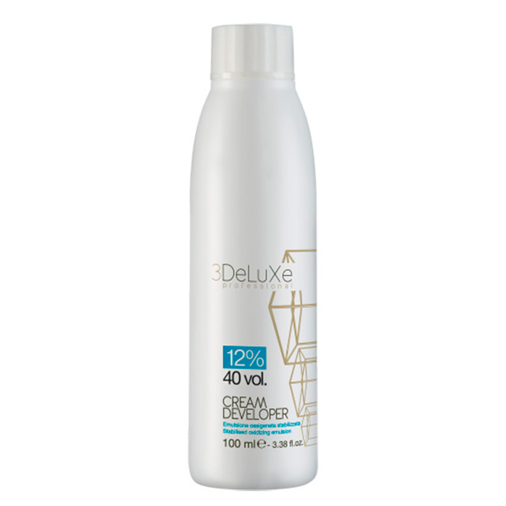 Крем-окислитель 12% 40Vol 3DeLuXe Cream Developer 100мл