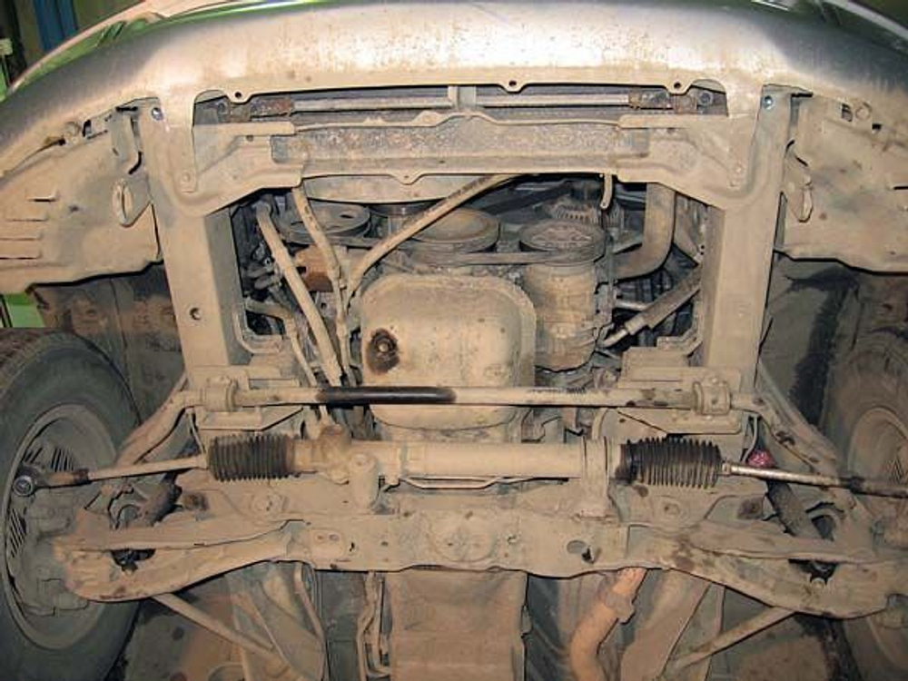 Защита картера двигателя (2,5 мм, сталь) для Toyota Town Ace Noah (правый руль) 1996-2001 (V = 2) Sheriff.24.1016