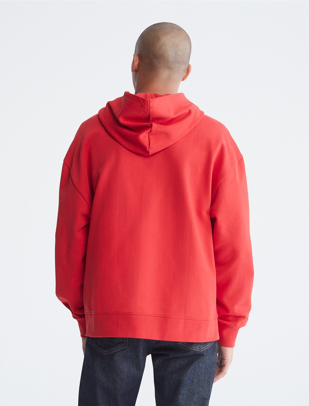 Худи Calvin Klein Relaxed Fit Standard Logo Red Hot/ Sweet Kiss/Red