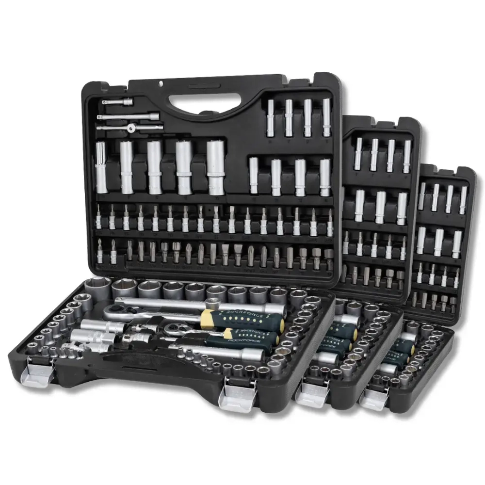 ( 3 K-T ) Набор инструмента 108пр.1/4''&1/2''(6гр.)(4-32мм) RockFORCE RF-41082-5EURO ( 3 K-T )