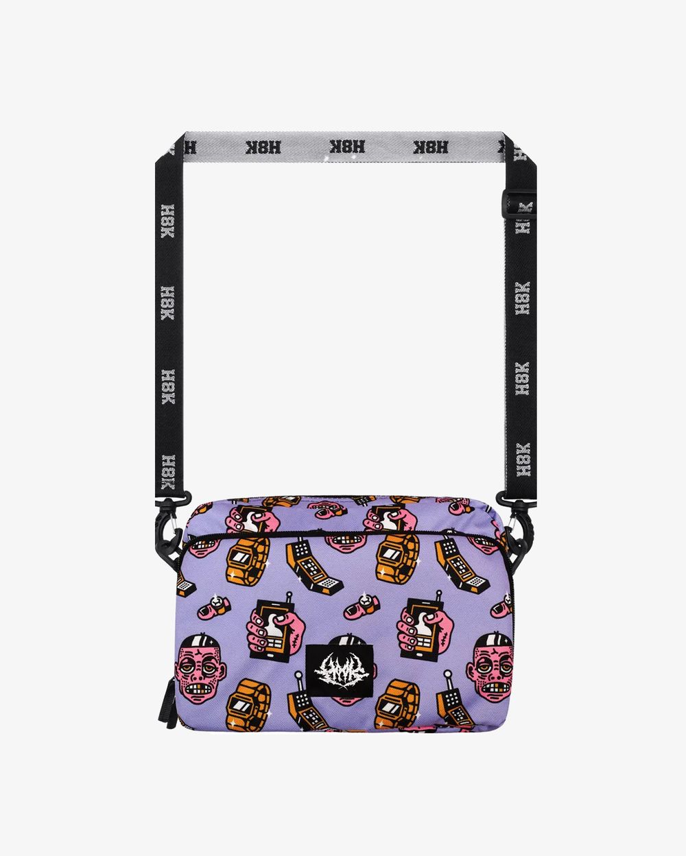 Сумка Hook Шолдербег Грандма 90-е фиолетовая