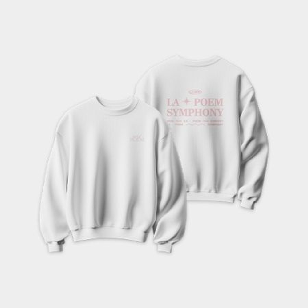 (ПРЕДЗАКАЗ) товары LA POEM - 2025 LA POEM SYMPHONY MD Sweatshirt WHITE