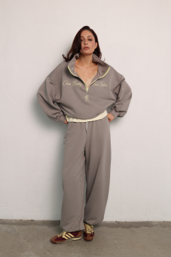 Брюки спорт серые