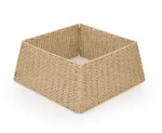 Корзина под елку, квадратная, разборная, джутовая