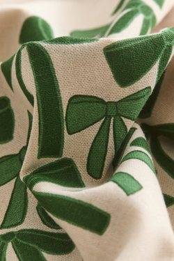 H&M HOME РОЖДЕСТВЕНСКИЙ ЧЕХОЛ НА ПОДУШКУ С ПРИНТОМ, СВЕТЛО-БЕЖЕВЫЙ