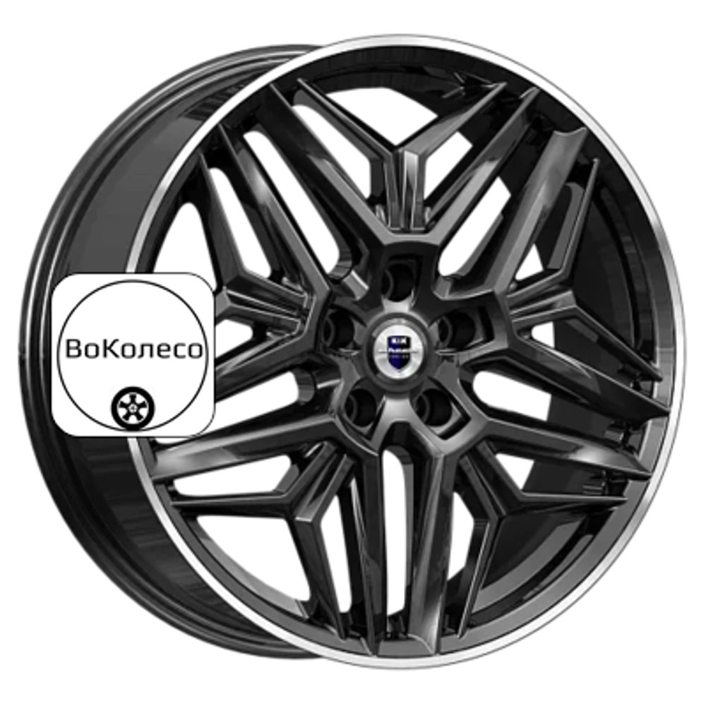 7x19/5x114,3 ET45 D67,1 Колумб (КС1038) Алмаз черный K&K
