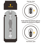 Коричневый мастурбатор-вагина Pleasure Brew Masturbator-Sultry Stout в банке (Цвет: коричневый)