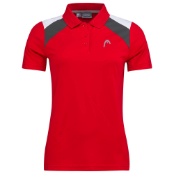 Женское поло Head Club 22 Tech Polo Shirt W - red