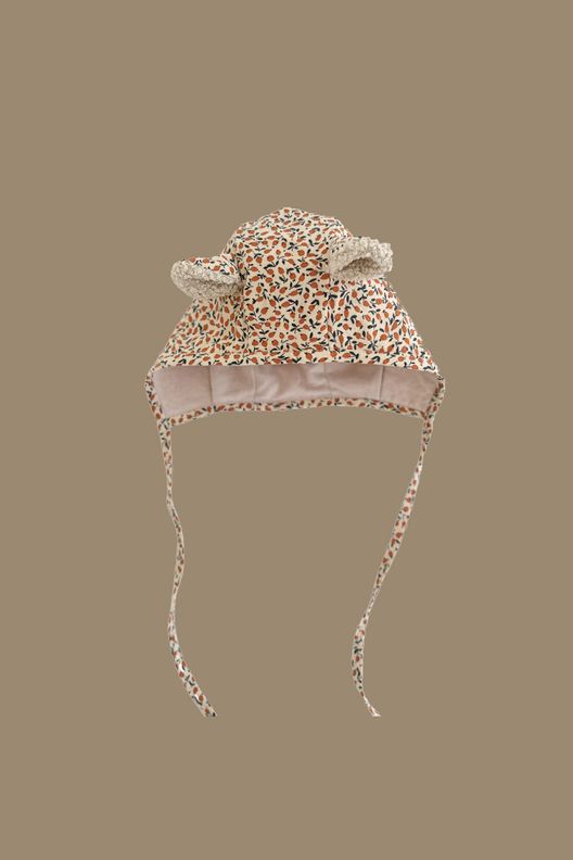 Чепчик с ушками, фланель / Es Home