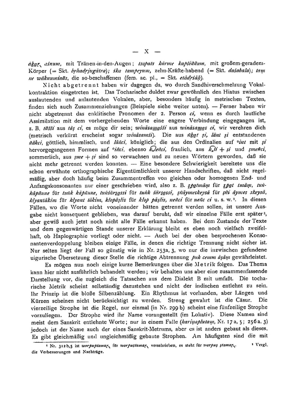 Tocharische Sprachreste. Volume 1. Band Die Texte A. Transcription | Emil Sieg