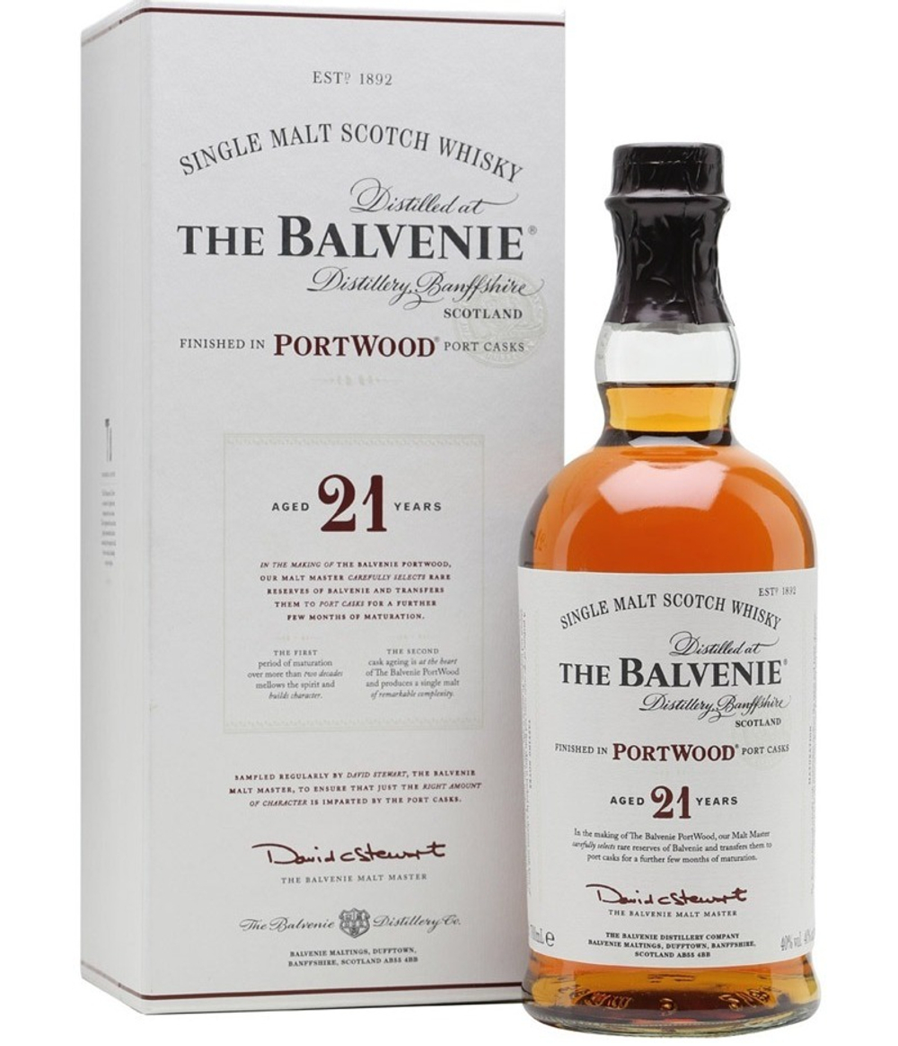 Виски Balvenie PortWood 21 YO в подарочной коробке 0,7 л.