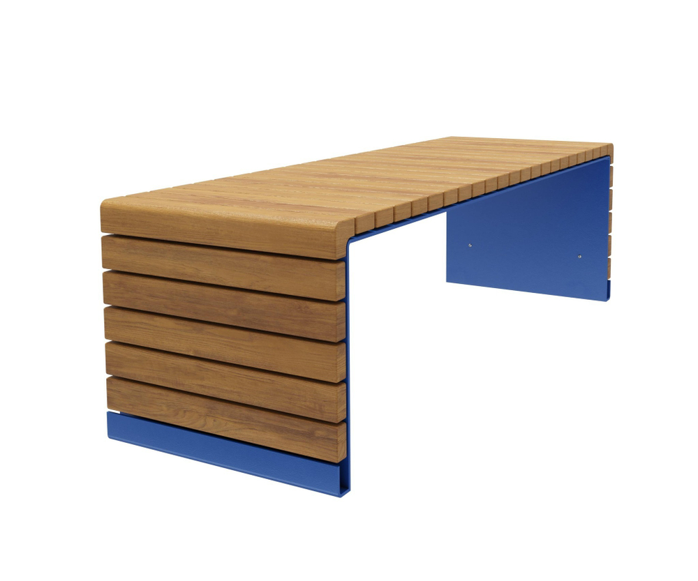 Скамейка стальная «Бракет» без спинки