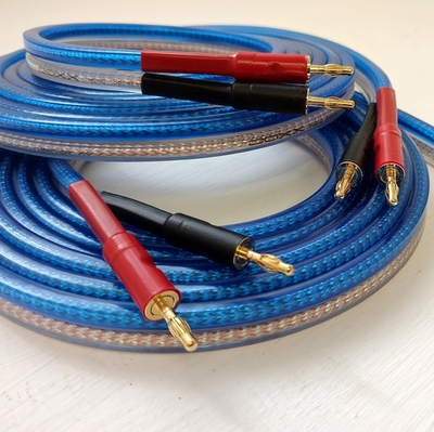 DAXX S90 Акустический кабель 10AWG (5.3мм.кв.) гибридный: медь + посеребренная медь -готовая пара-