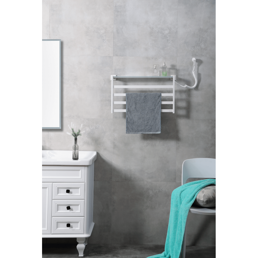 Полотенцесушитель N-333W Matt White (580х350x130)