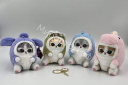 Брелок игрушка Кот динозавр оптом