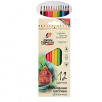 Карандаши 12цв. трехгран. "Школа Творчества" дерев. (Луч)