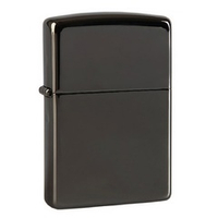 Зажигалка черная глянцевая Zippo №150 с покрытием Black Ice