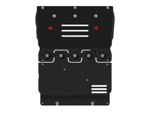 Защита картера двигателя (2 мм, сталь) для Haval H9 2018- (V = 2.0 AT FWD; 2.0TD AT 4WD) Sheriff.28.4631