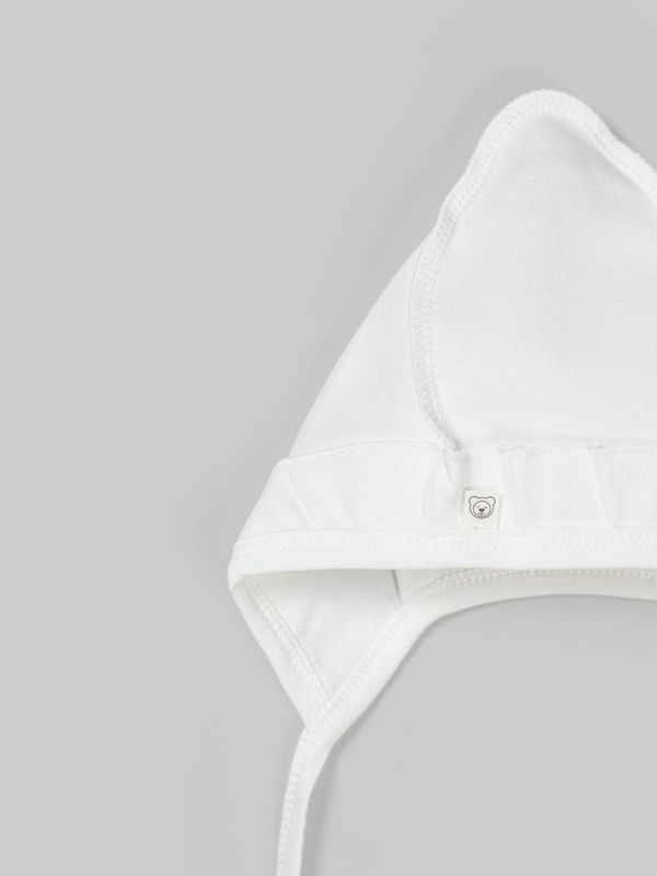 Чепчик с рюшей 