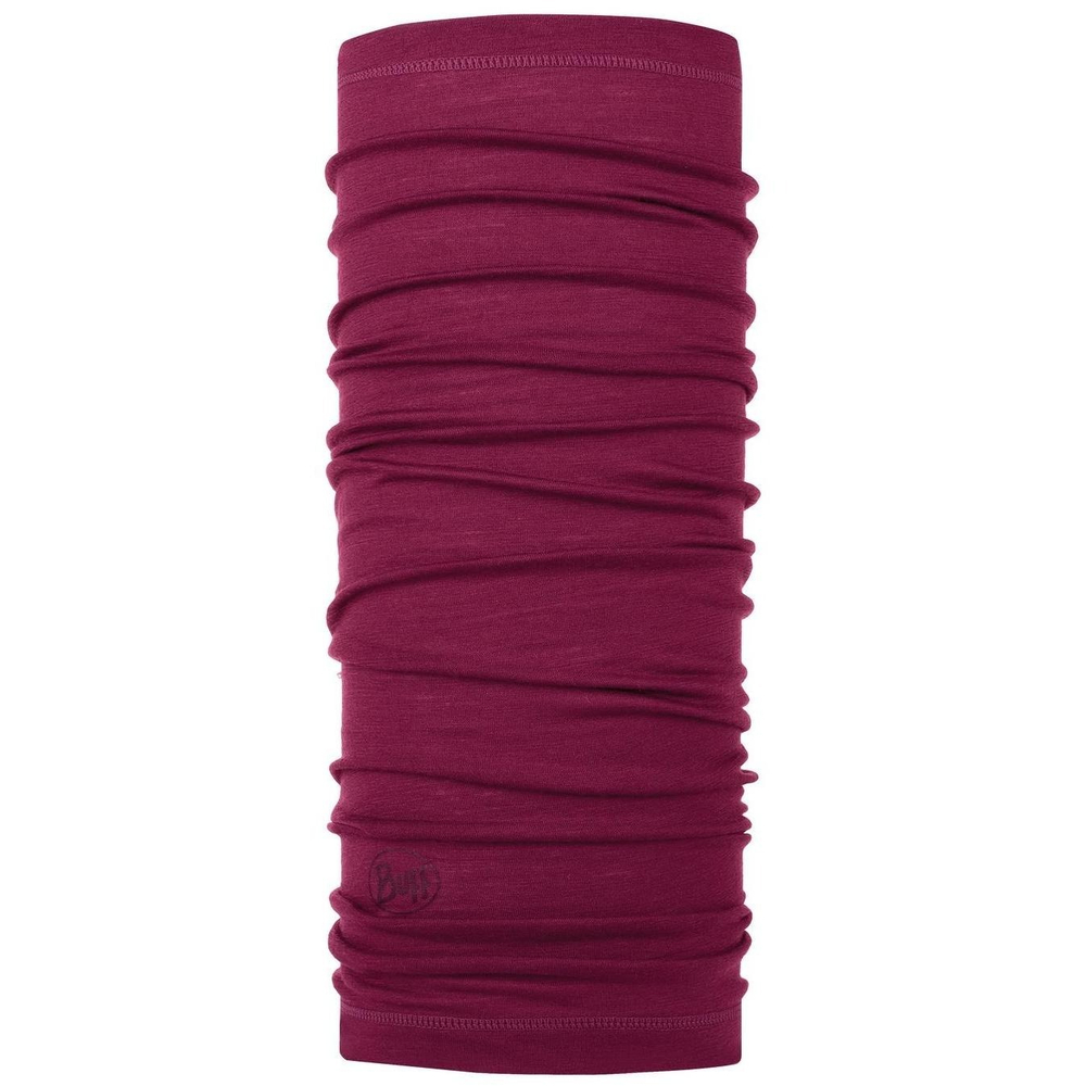 Бандана Buff LIGHTWEIGHT MERINO WOOL SOLID PURPLE RASPBERRY