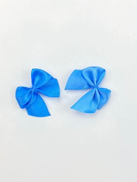 Бантик голубой 3,5 см