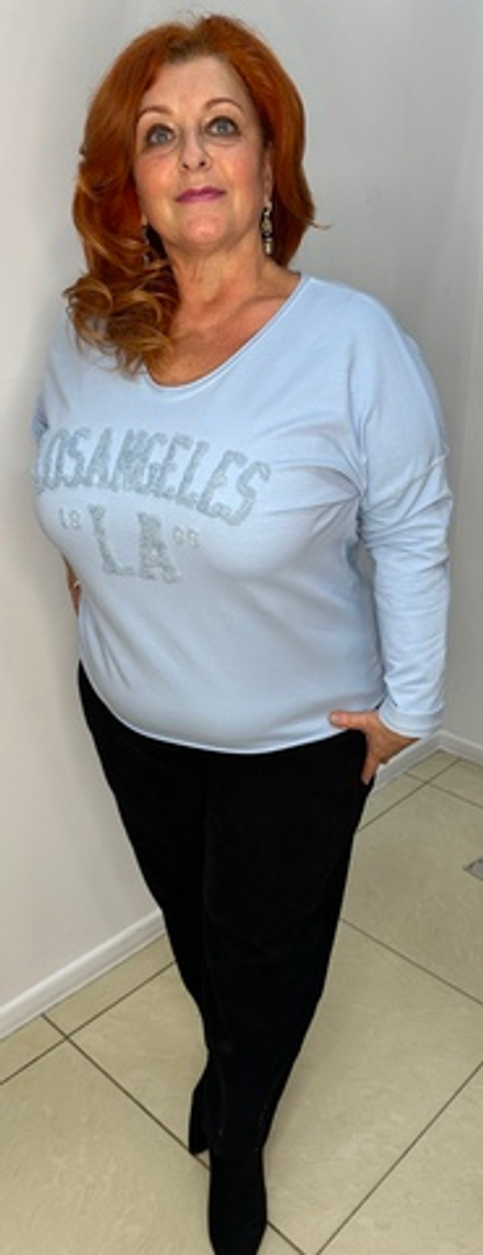 Итальянский блузон- толстовка с буквенным принтом