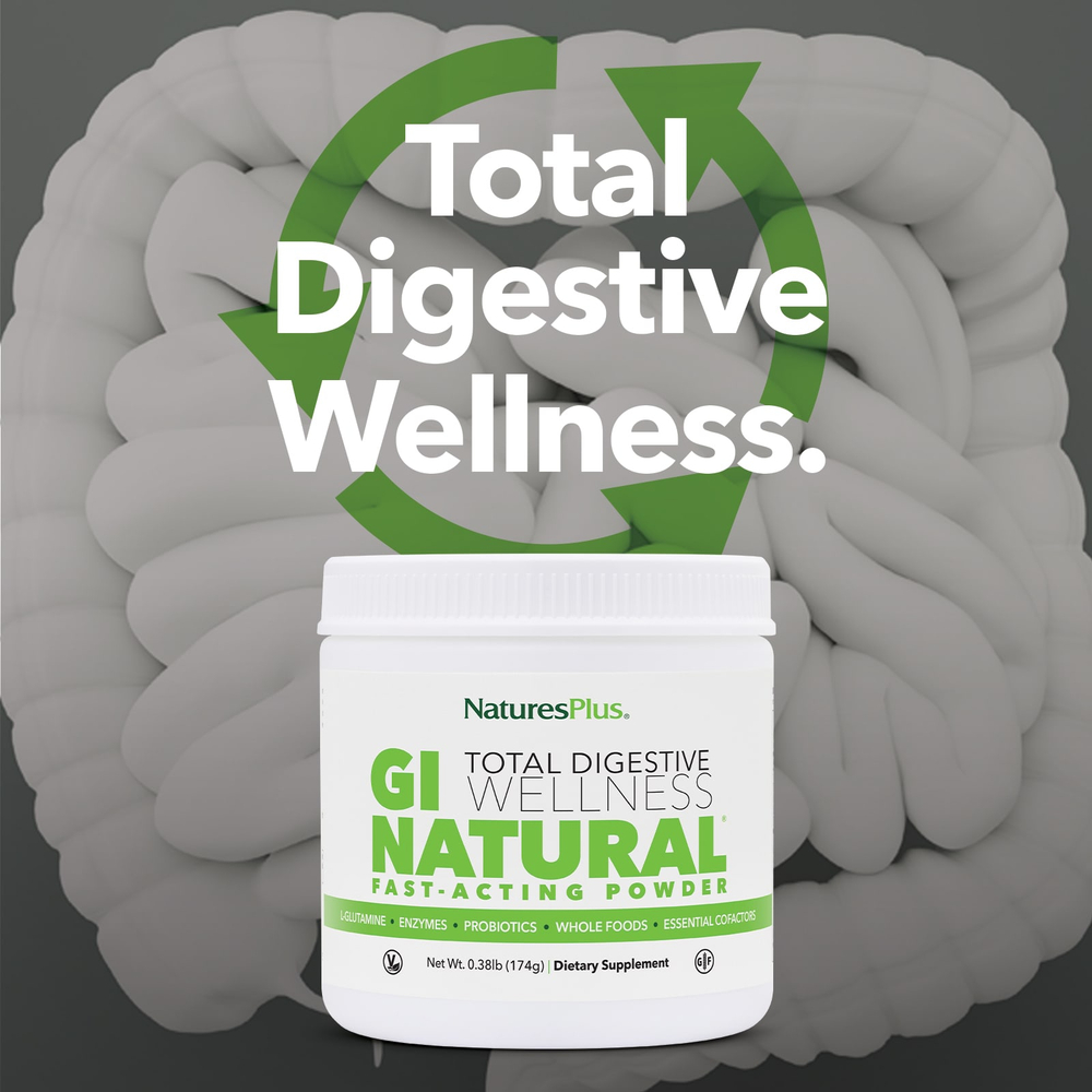 NaturesPlus, GI Natural®, порошок быстрого действия, 174 г (0,38 фунта)