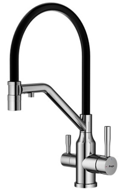 Смеситель для кухни со съемным изливом на магните и подключением фильтра питьевой воды R81.62.05