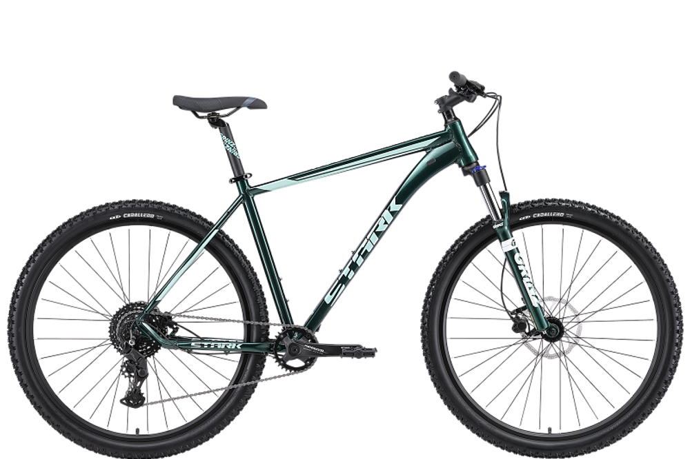 Велосипед Stark&#39;24 Router 29.4 HD темно-зеленый металлик/мятный 18&quot;