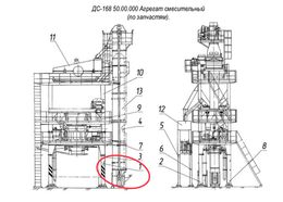 Агрегат смесительный  (по запчастям).