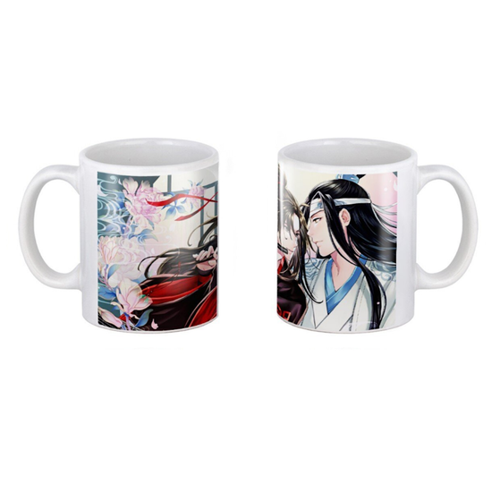 Кружка керамическая Mo Dao Zu Shi Магистр дьявольского культа главные герои, 330 мл