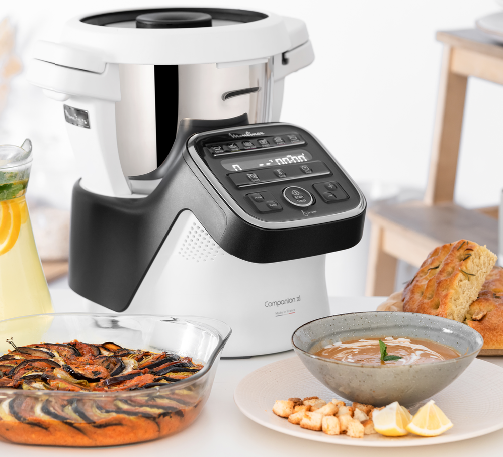 Кухонный робот с функцией нагрева Moulinex Companion XL HF80B832