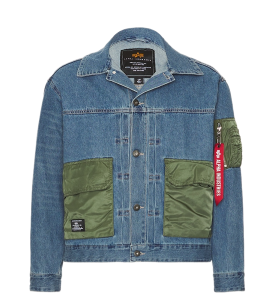 Куртка Alpha Industries Denim Jacket Replica Blue