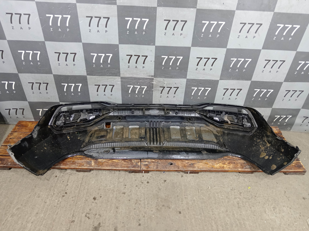 Юбка заднего бампера + накладки Geely Atlas 2 23-нв Б/У Оригинал 6044151400