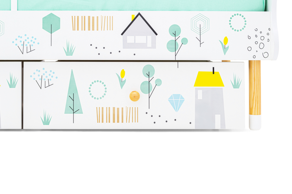 Детская кровать Бельмарко Stumpa Облако Ферма