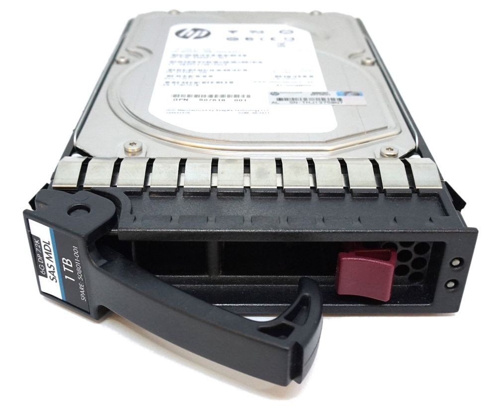 Жесткий диск HP 1TB 3G SAS 7.2K RPM LFF DP MIDLINE 649327-001