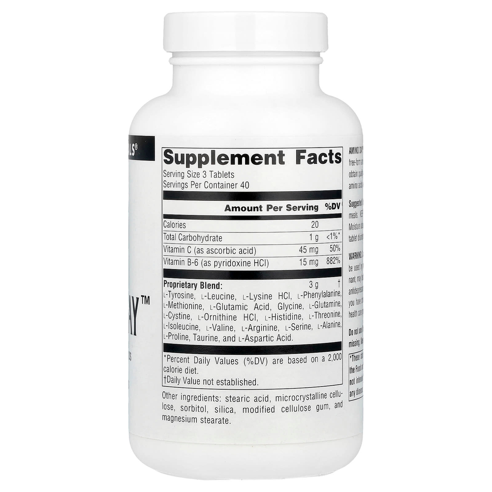 Source Naturals, Amino Day™, 120 таблеток