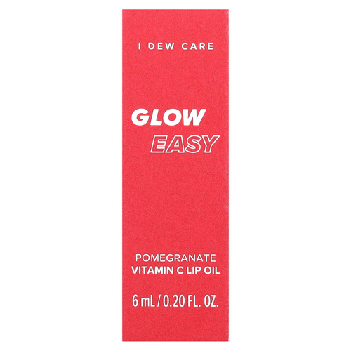 I Dew Care, Glow Easy, масло для губ с витамином С, гранат, 6 мл (0,20 жидк. унции)