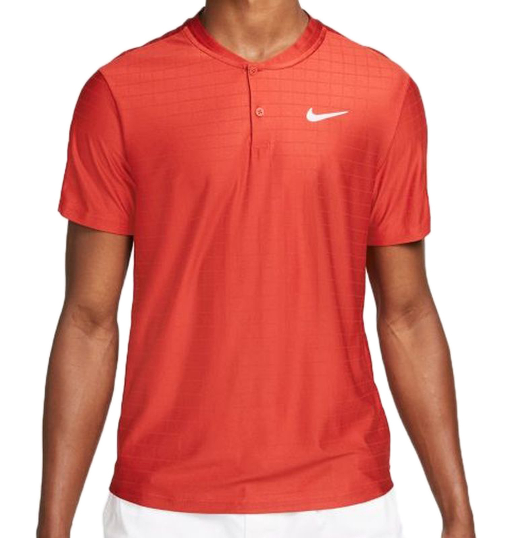 Теннисное поло Nike Court Dri-Fit Advantage Polo M - cinnabar/cinnabar/white