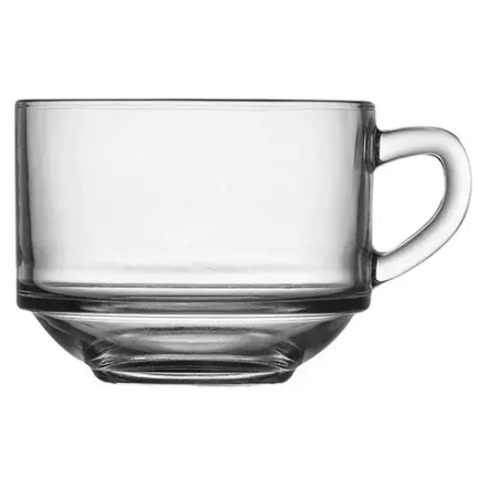 Кружка «Шефс» для супа стекло 0,625л D=115/60,H=90мм прозр