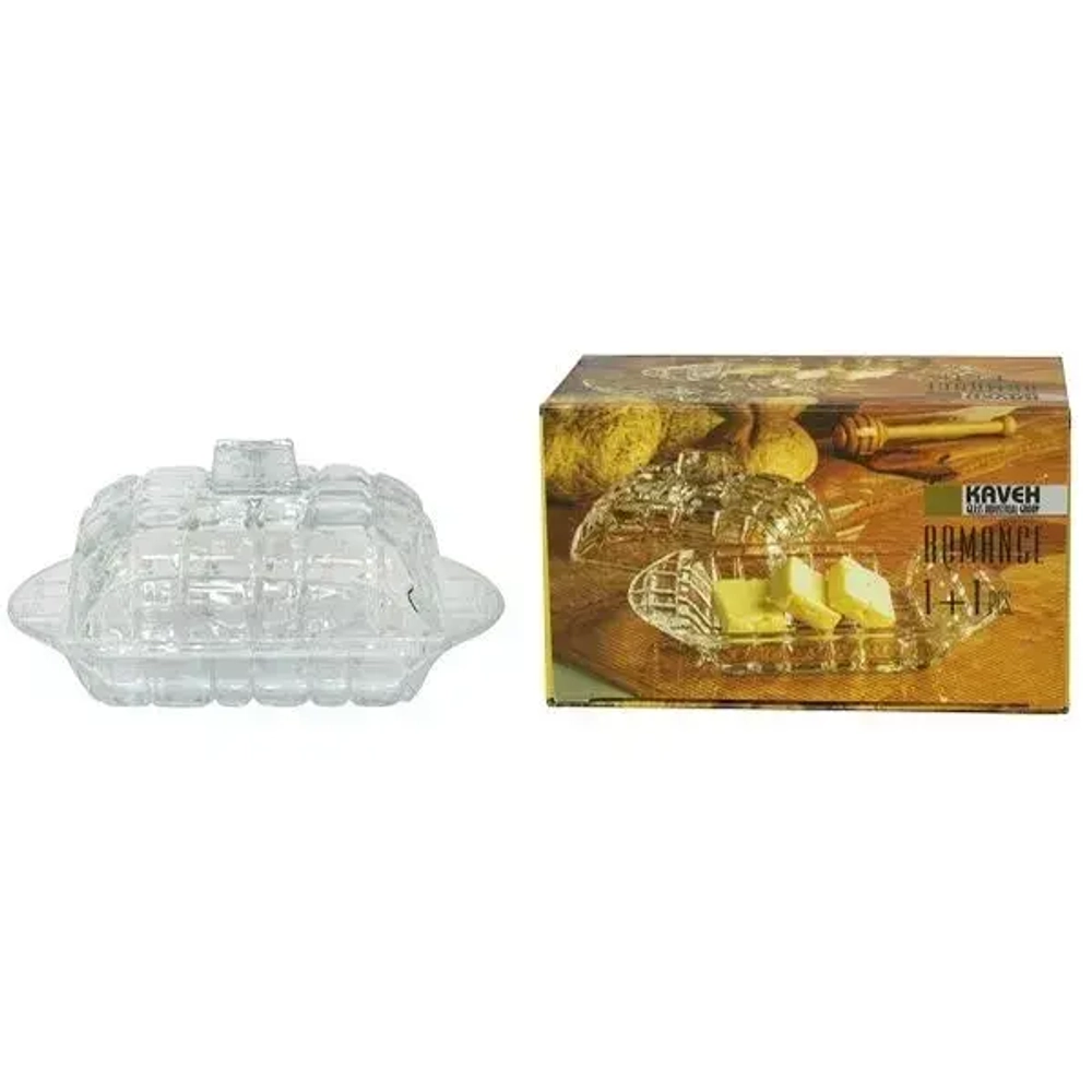 Масленка ROMANCE с крышкой, в подарочной упаковке