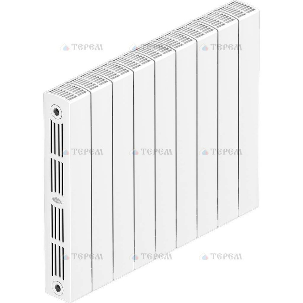 RIFAR  SUPReMO 500 9 секций радиатор биметаллический боковое подключение (белый RAL 9016)