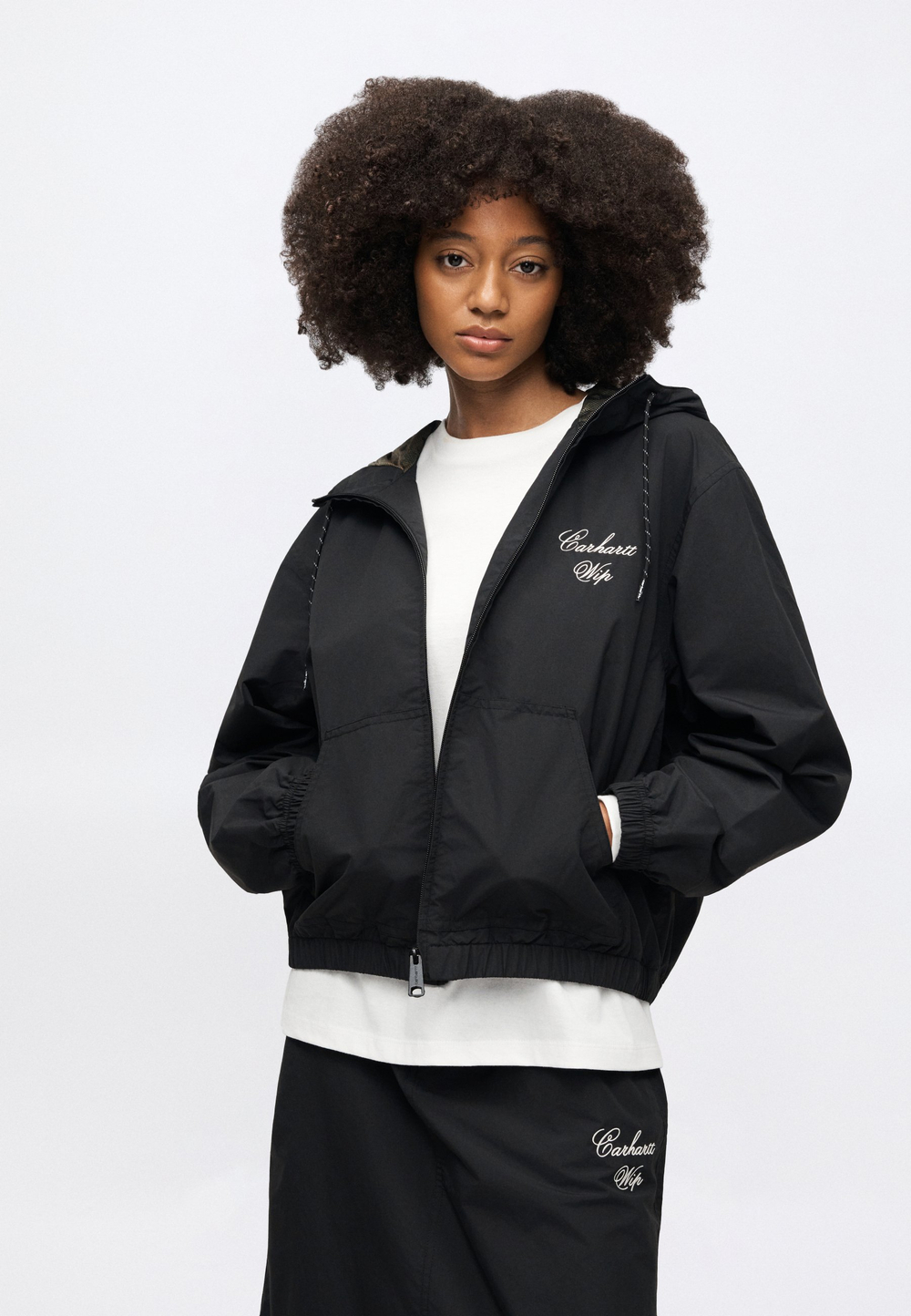 Carhartt WIP TRAVON - юбка А-силуэта - Чёрный