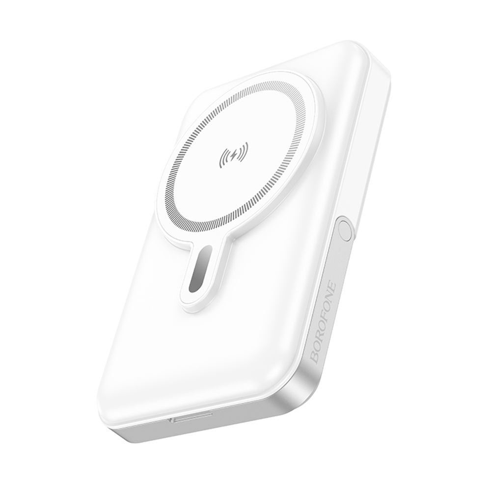 Портативный аккумулятор BOROFONE BJ67 PD 20W MagSafe 10000 mAh (белый)