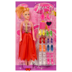 Кукла тип Модель с аксесс. 34см, блистер 618B